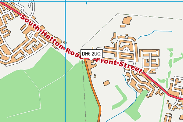 DH6 2UQ map - OS VectorMap District (Ordnance Survey) DH6 2UQ map - OS VectorMap District (Ordnance Survey)