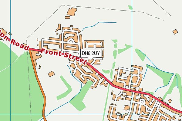 DH6 2UY map - OS VectorMap District (Ordnance Survey) DH6 2UY map - OS VectorMap District (Ordnance Survey)