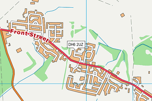 DH6 2UZ map - OS VectorMap District (Ordnance Survey) DH6 2UZ map - OS VectorMap District (Ordnance Survey)