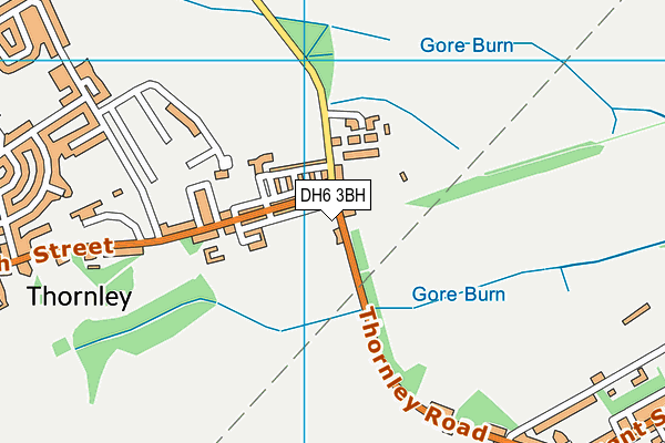 DH6 3BH map - OS VectorMap District (Ordnance Survey) DH6 3BH map - OS VectorMap District (Ordnance Survey)