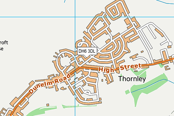 DH6 3DL map - OS VectorMap District (Ordnance Survey) DH6 3DL map - OS VectorMap District (Ordnance Survey)