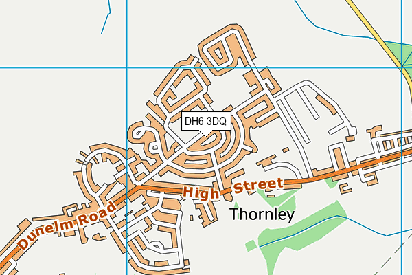 DH6 3DQ map - OS VectorMap District (Ordnance Survey) DH6 3DQ map - OS VectorMap District (Ordnance Survey)