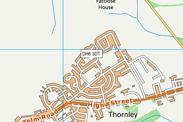 DH6 3DT map - OS VectorMap District (Ordnance Survey) DH6 3DT map - OS VectorMap District (Ordnance Survey)