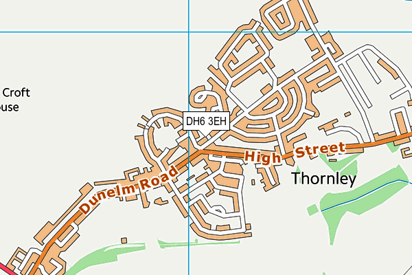 DH6 3EH map - OS VectorMap District (Ordnance Survey) DH6 3EH map - OS VectorMap District (Ordnance Survey)