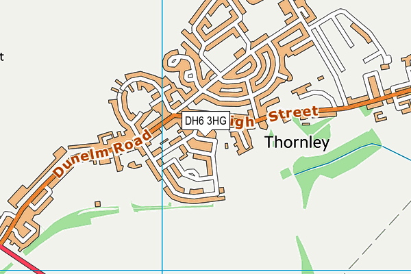 DH6 3HG map - OS VectorMap District (Ordnance Survey) DH6 3HG map - OS VectorMap District (Ordnance Survey)