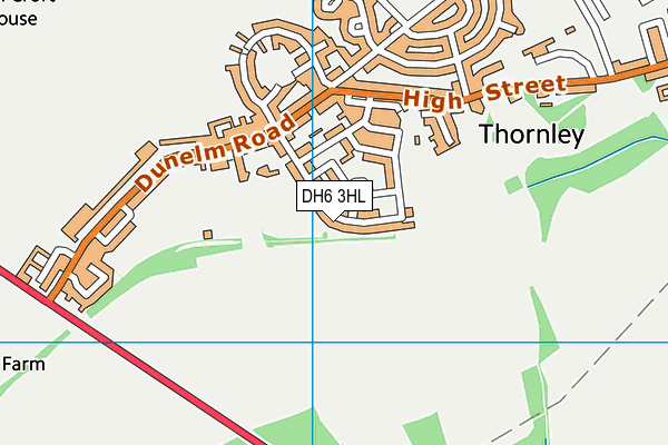 DH6 3HL map - OS VectorMap District (Ordnance Survey) DH6 3HL map - OS VectorMap District (Ordnance Survey)