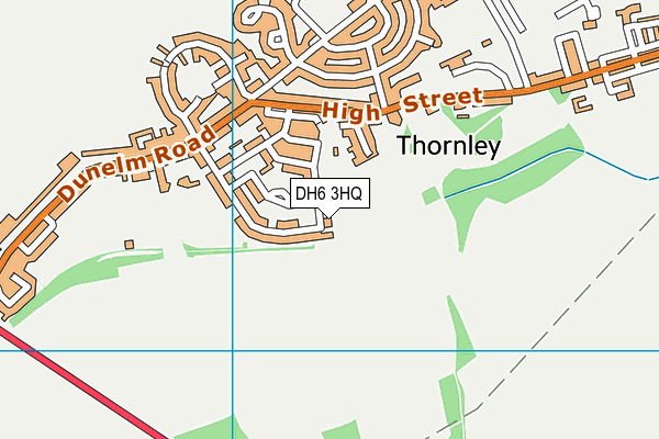 DH6 3HQ map - OS VectorMap District (Ordnance Survey) DH6 3HQ map - OS VectorMap District (Ordnance Survey)