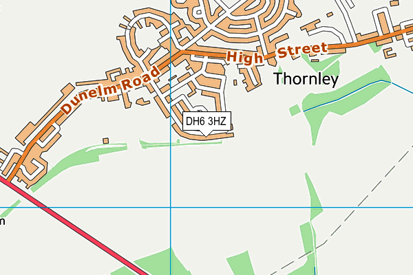 DH6 3HZ map - OS VectorMap District (Ordnance Survey) DH6 3HZ map - OS VectorMap District (Ordnance Survey)
