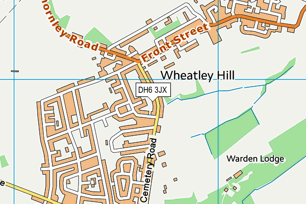 DH6 3JX map - OS VectorMap District (Ordnance Survey) DH6 3JX map - OS VectorMap District (Ordnance Survey)