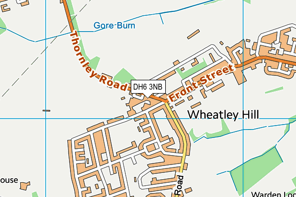 DH6 3NB map - OS VectorMap District (Ordnance Survey) DH6 3NB map - OS VectorMap District (Ordnance Survey)