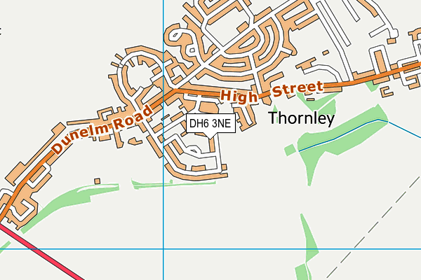 DH6 3NE map - OS VectorMap District (Ordnance Survey) DH6 3NE map - OS VectorMap District (Ordnance Survey)
