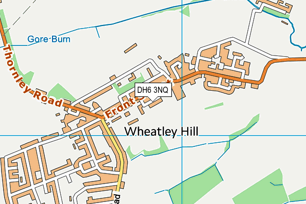 DH6 3NQ map - OS VectorMap District (Ordnance Survey) DH6 3NQ map - OS VectorMap District (Ordnance Survey)