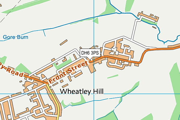 DH6 3PS map - OS VectorMap District (Ordnance Survey) DH6 3PS map - OS VectorMap District (Ordnance Survey)