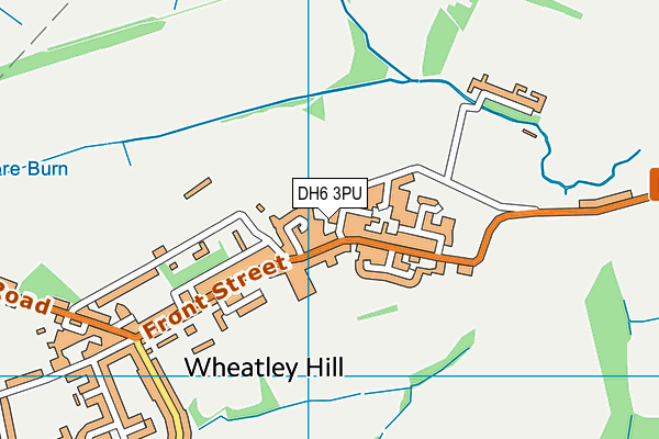 DH6 3PU map - OS VectorMap District (Ordnance Survey) DH6 3PU map - OS VectorMap District (Ordnance Survey)