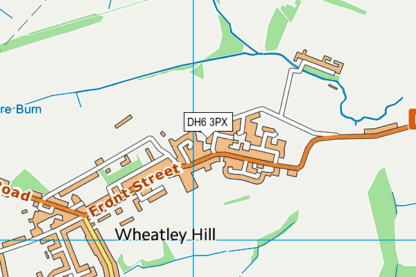 DH6 3PX map - OS VectorMap District (Ordnance Survey) DH6 3PX map - OS VectorMap District (Ordnance Survey)