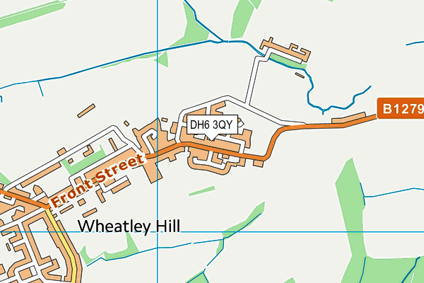 DH6 3QY map - OS VectorMap District (Ordnance Survey) DH6 3QY map - OS VectorMap District (Ordnance Survey)