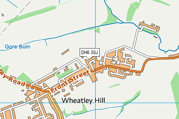 DH6 3SJ map - OS VectorMap District (Ordnance Survey) DH6 3SJ map - OS VectorMap District (Ordnance Survey)