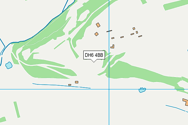DH6 4BB map - OS VectorMap District (Ordnance Survey) DH6 4BB map - OS VectorMap District (Ordnance Survey)