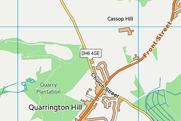 DH6 4GE map - OS VectorMap District (Ordnance Survey) DH6 4GE map - OS VectorMap District (Ordnance Survey)