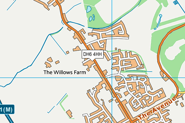 DH6 4HH map - OS VectorMap District (Ordnance Survey) DH6 4HH map - OS VectorMap District (Ordnance Survey)