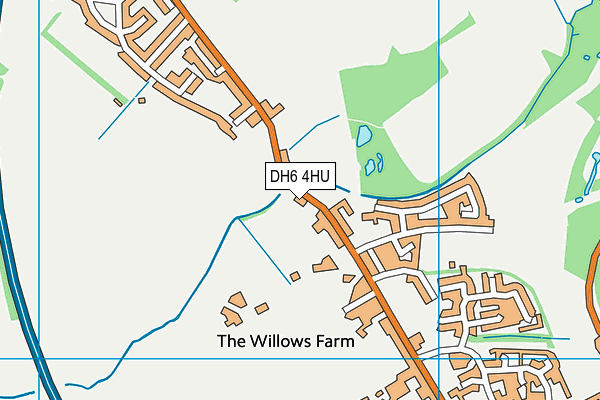 DH6 4HU map - OS VectorMap District (Ordnance Survey) DH6 4HU map - OS VectorMap District (Ordnance Survey)