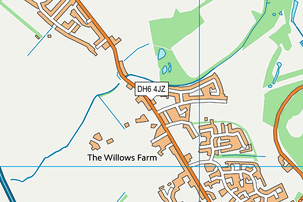 DH6 4JZ map - OS VectorMap District (Ordnance Survey) DH6 4JZ map - OS VectorMap District (Ordnance Survey)
