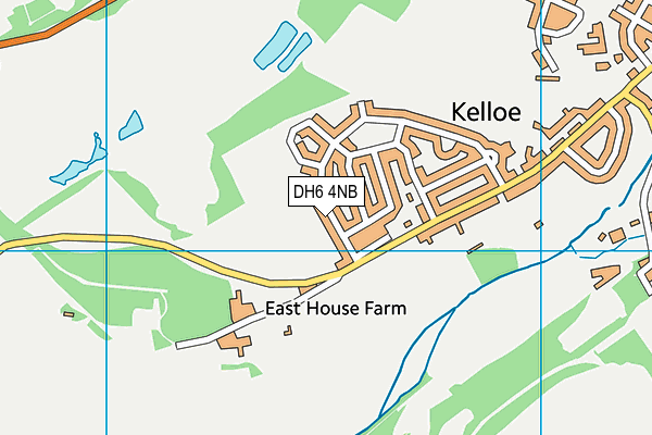 DH6 4NB map - OS VectorMap District (Ordnance Survey) DH6 4NB map - OS VectorMap District (Ordnance Survey)