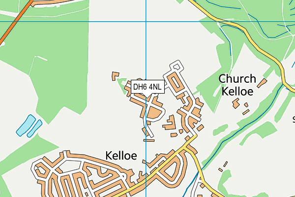 DH6 4NL map - OS VectorMap District (Ordnance Survey) DH6 4NL map - OS VectorMap District (Ordnance Survey)