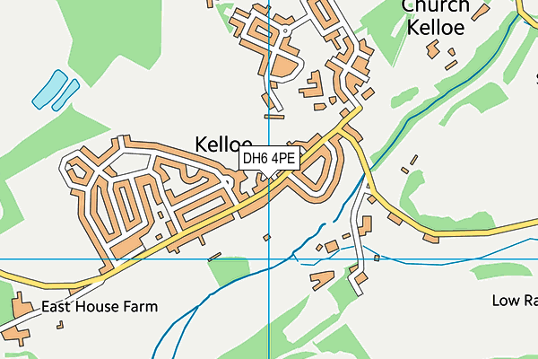 DH6 4PE map - OS VectorMap District (Ordnance Survey) DH6 4PE map - OS VectorMap District (Ordnance Survey)