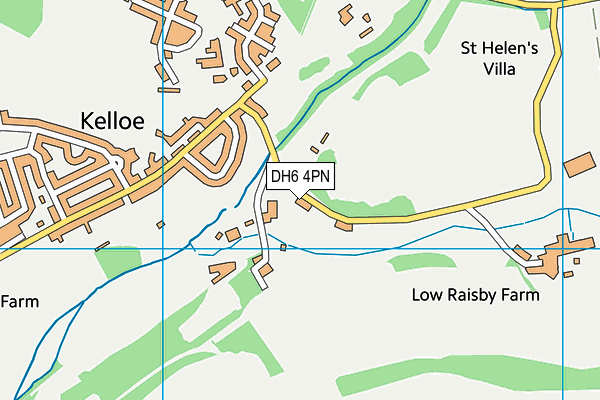 DH6 4PN map - OS VectorMap District (Ordnance Survey) DH6 4PN map - OS VectorMap District (Ordnance Survey)