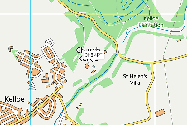 DH6 4PT map - OS VectorMap District (Ordnance Survey) DH6 4PT map - OS VectorMap District (Ordnance Survey)