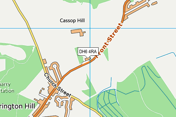 DH6 4RA map - OS VectorMap District (Ordnance Survey) DH6 4RA map - OS VectorMap District (Ordnance Survey)