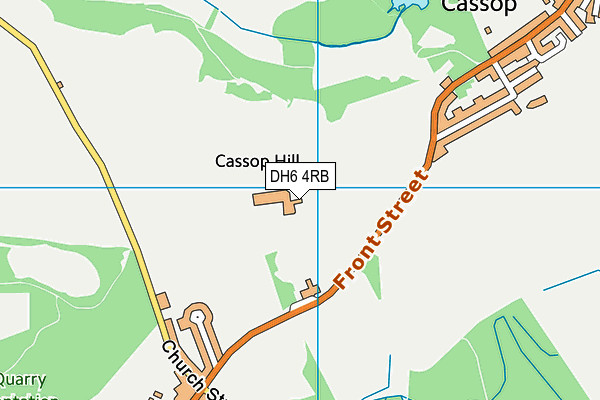 DH6 4RB map - OS VectorMap District (Ordnance Survey) DH6 4RB map - OS VectorMap District (Ordnance Survey)