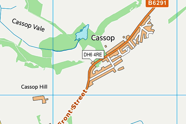 DH6 4RE map - OS VectorMap District (Ordnance Survey) DH6 4RE map - OS VectorMap District (Ordnance Survey)