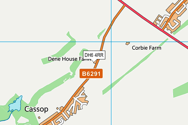DH6 4RR map - OS VectorMap District (Ordnance Survey) DH6 4RR map - OS VectorMap District (Ordnance Survey)
