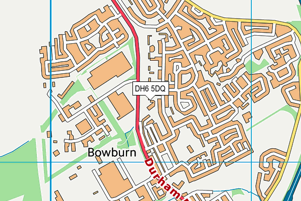 DH6 5DQ map - OS VectorMap District (Ordnance Survey) DH6 5DQ map - OS VectorMap District (Ordnance Survey)