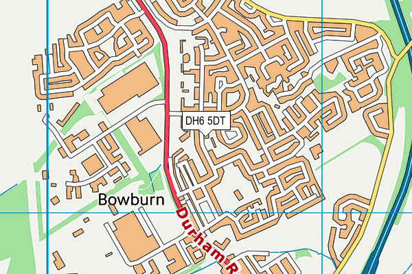 DH6 5DT map - OS VectorMap District (Ordnance Survey) DH6 5DT map - OS VectorMap District (Ordnance Survey)