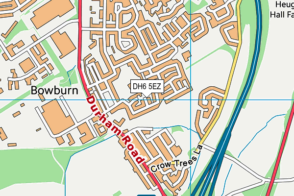 DH6 5EZ map - OS VectorMap District (Ordnance Survey) DH6 5EZ map - OS VectorMap District (Ordnance Survey)