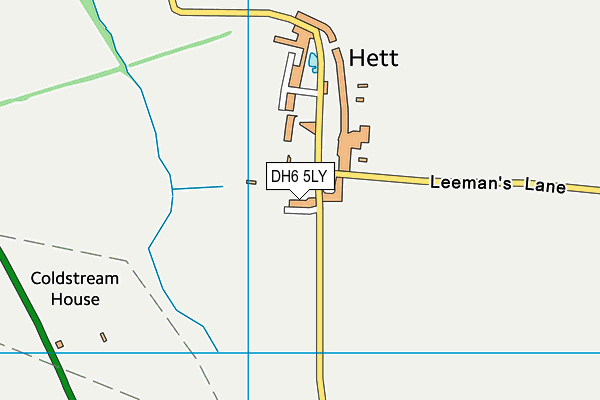DH6 5LY map - OS VectorMap District (Ordnance Survey) DH6 5LY map - OS VectorMap District (Ordnance Survey)