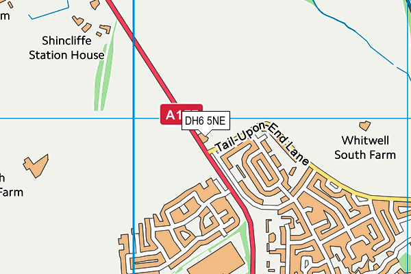 DH6 5NE map - OS VectorMap District (Ordnance Survey) DH6 5NE map - OS VectorMap District (Ordnance Survey)
