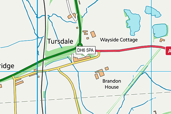 DH6 5PA map - OS VectorMap District (Ordnance Survey) DH6 5PA map - OS VectorMap District (Ordnance Survey)