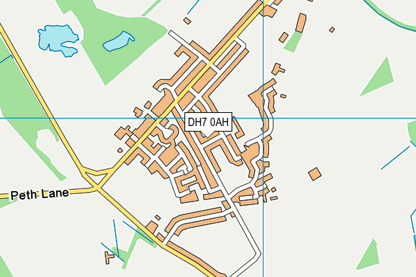 DH7 0AH map - OS VectorMap District (Ordnance Survey) DH7 0AH map - OS VectorMap District (Ordnance Survey)
