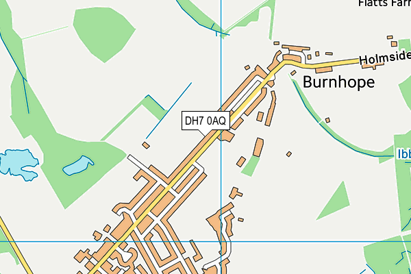 DH7 0AQ map - OS VectorMap District (Ordnance Survey) DH7 0AQ map - OS VectorMap District (Ordnance Survey)