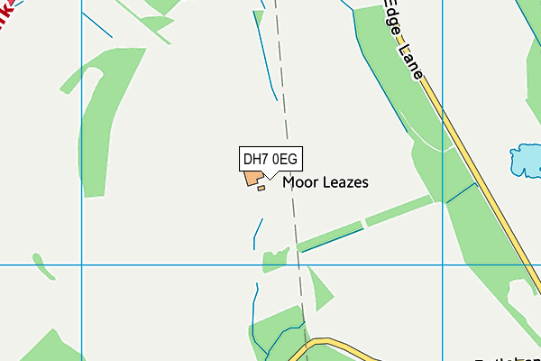 DH7 0EG map - OS VectorMap District (Ordnance Survey) DH7 0EG map - OS VectorMap District (Ordnance Survey)