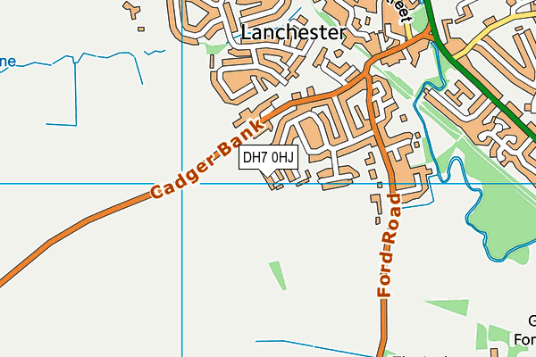 DH7 0HJ map - OS VectorMap District (Ordnance Survey) DH7 0HJ map - OS VectorMap District (Ordnance Survey)