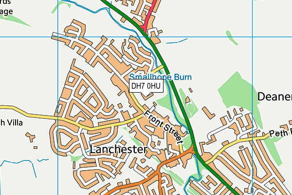 DH7 0HU map - OS VectorMap District (Ordnance Survey) DH7 0HU map - OS VectorMap District (Ordnance Survey)