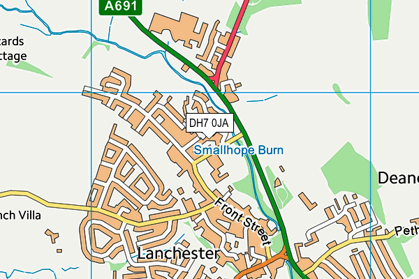 DH7 0JA map - OS VectorMap District (Ordnance Survey) DH7 0JA map - OS VectorMap District (Ordnance Survey)