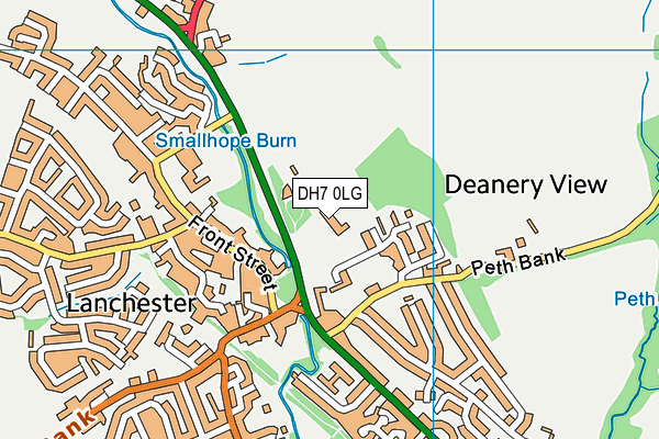 DH7 0LG map - OS VectorMap District (Ordnance Survey) DH7 0LG map - OS VectorMap District (Ordnance Survey)