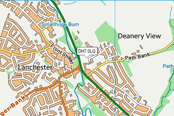 DH7 0LQ map - OS VectorMap District (Ordnance Survey) DH7 0LQ map - OS VectorMap District (Ordnance Survey)