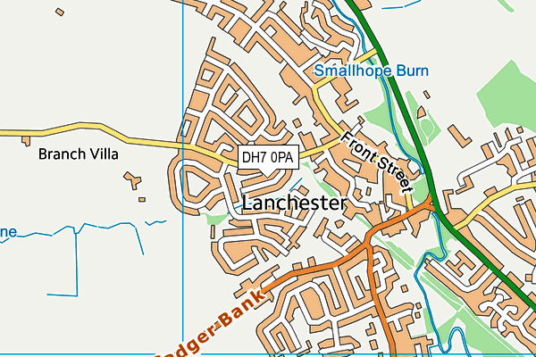 DH7 0PA map - OS VectorMap District (Ordnance Survey) DH7 0PA map - OS VectorMap District (Ordnance Survey)